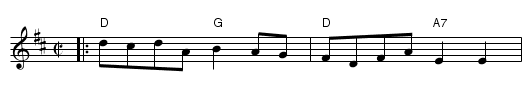the Lily - staff notation