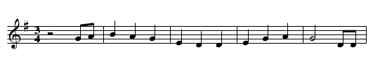 The Little Brown Bulls - staff notation