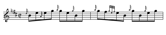 The Little Cascade - staff notation