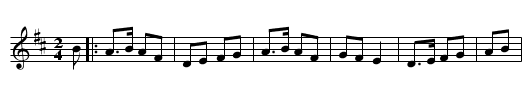 the Little Diamond - staff notation