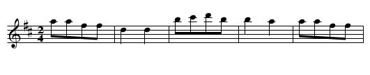 The Little Nabob. - staff notation