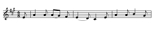 the Little Ship - staff notation