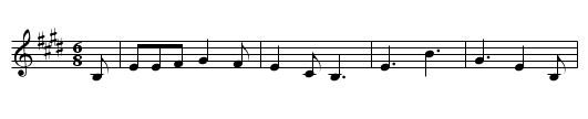 The Little Young Lambs - staff notation