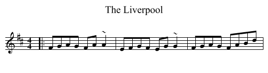 The Liverpool - staff notation