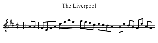 The Liverpool - staff notation