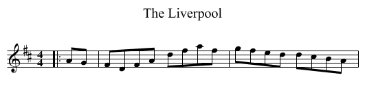 The Liverpool - staff notation