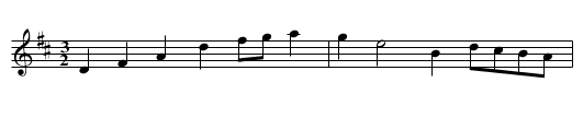 THE LONDON HORNPIPE - staff notation