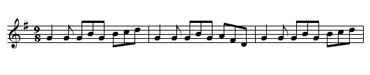 the Long Room of Scarbrough. - staff notation