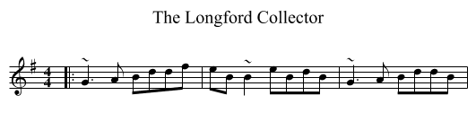 The Longford Collector - staff notation