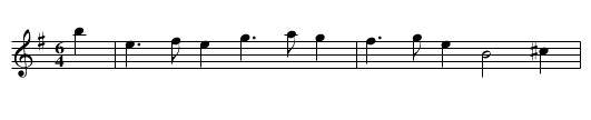 The Lord Mayor's Jigg - staff notation