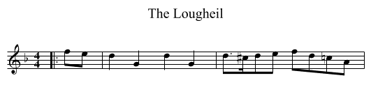 The Lougheil - staff notation