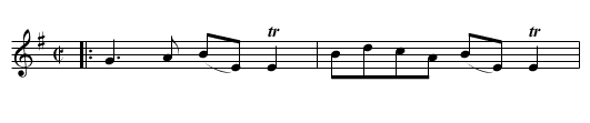 The LOWLANDS OF SCOTLAND - staff notation