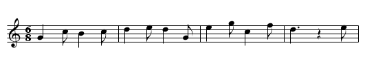 THE LUCKY HIT - staff notation