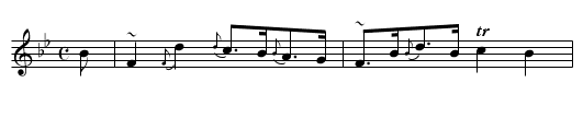 The Mad (or Poor) Boy - staff notation