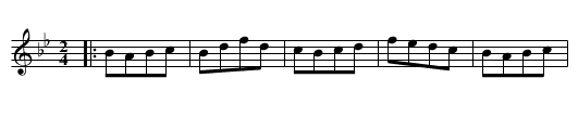 the Magic Oak - staff notation
