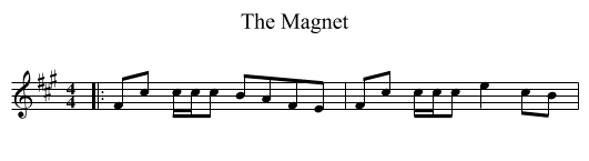 The Magnet - staff notation