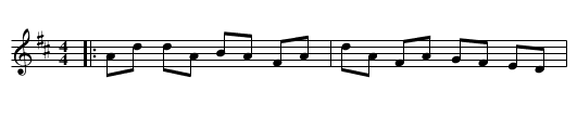 The Magpie's Nest - staff notation