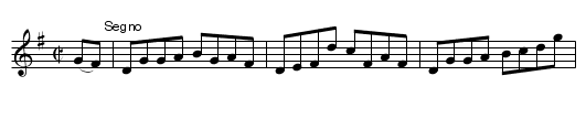 The Maid At The Churn  (reel)  1462 - staff notation