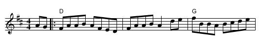 The Maid Behind the Bar - staff notation
