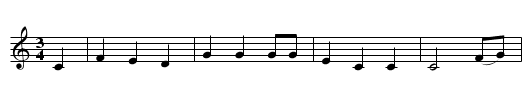 The Maid on the Shore - staff notation
