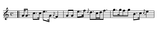 The MAID THAT TENDS THE GOATS - staff notation