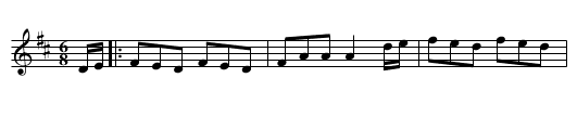 The Maids of Arrochar - staff notation