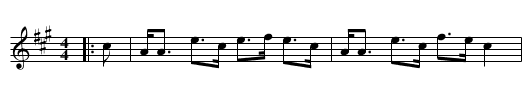 The Maids of Islay - staff notation