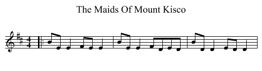 The Maids Of Mount Kisco - staff notation
