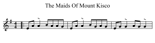 The Maids Of Mount Kisco - staff notation
