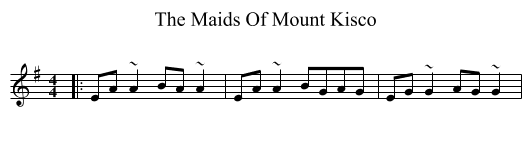 The Maids Of Mount Kisco - staff notation