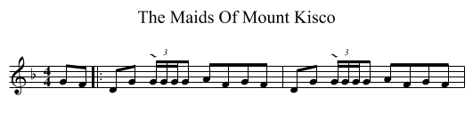 The Maids Of Mount Kisco - staff notation
