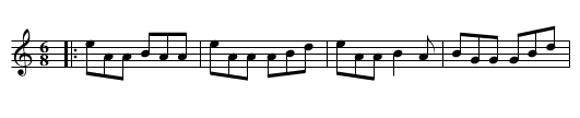 The Maids of Tramore - staff notation