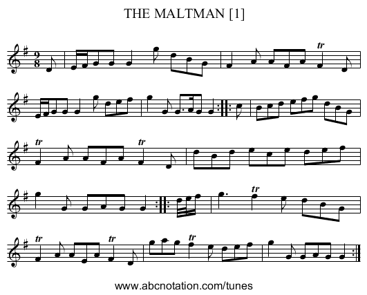 THE MALTMAN [1] - staff notation