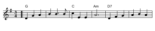 the Man on the Flying Trapeze - staff notation
