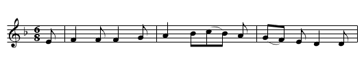 The Manchester Angel - staff notation