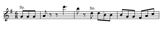 The MANLY HEART - staff notation