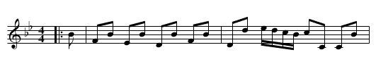 The Maquis of Bowmont's Reel - staff notation