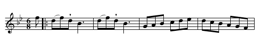 the Marchioness of Normanby - staff notation