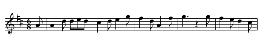 The MARKET GIRL - staff notation
