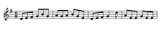 The Market Girl - staff notation