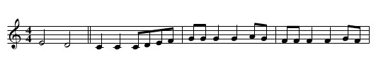The Marmalade Polka - staff notation