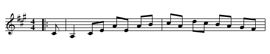 The Marquis of Huntly - staff notation