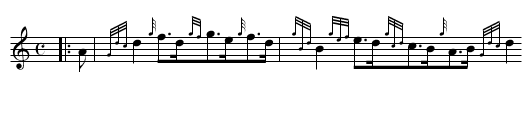 The Marquis of Huntly's Highland Fling - staff notation