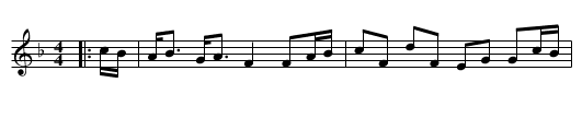 The Marquis of Lorne's Strathspey - staff notation