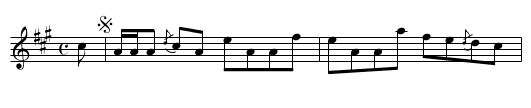 The Marquis of Tullybardine - staff notation