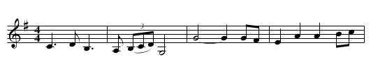 The Marriage Knot - staff notation