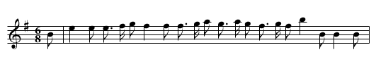 The Mary and Dorothy - staff notation