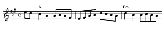 The Mason's Apron - staff notation
