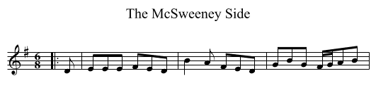 The McSweeney Side - staff notation