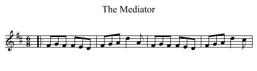 The Mediator - staff notation